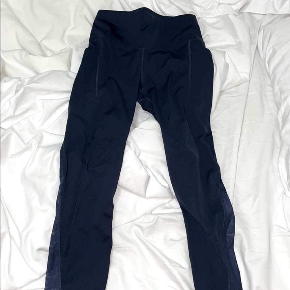 Navy Leggings - WORN ONCE